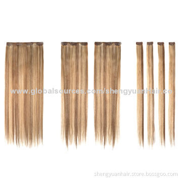 Cheap Synthetic Clip-in Hair Extension